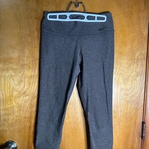 Nike Charcoal Brown Active Leggings Small